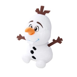 Weiße Olaf Plüschfigur (23 cm) aus Disney's 'Die Eiskönigin'.