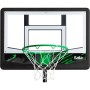 Salta Basketballständer Dribble mit grünem Korb und Netz vor weißem Hintergrund.