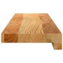 Helle, lackierte Fensterbank aus massivem Eichenholz, 70x15 cm, 2er-Set.
