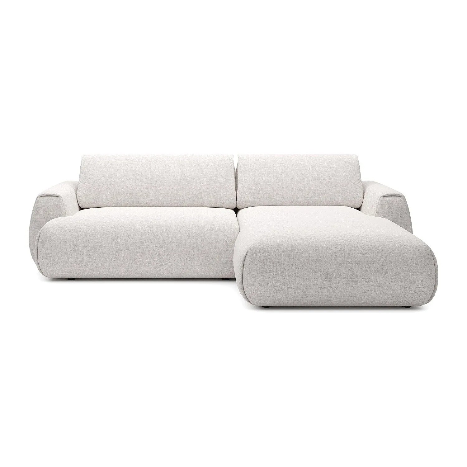Vente-unique Schlafsofa Monelia Gebrochenes Weiß 270 cm
