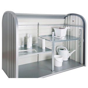 Biohort Zwischenboden für StoreMax 160, 2-teilig, feuerverzinkt, mit Regalstützen.