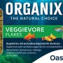 Oase Organix Veggievore Flakes, 500ml Fischfutter für pflanzenfressende Fische.