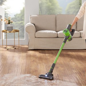 Juskys 2in1 Akku Handstaubsauger VC2101 Anthrazit Grün