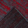 MeGusta Kurzflor Teppich Cristina, 120x170 cm, rot/grau, modernes Design.