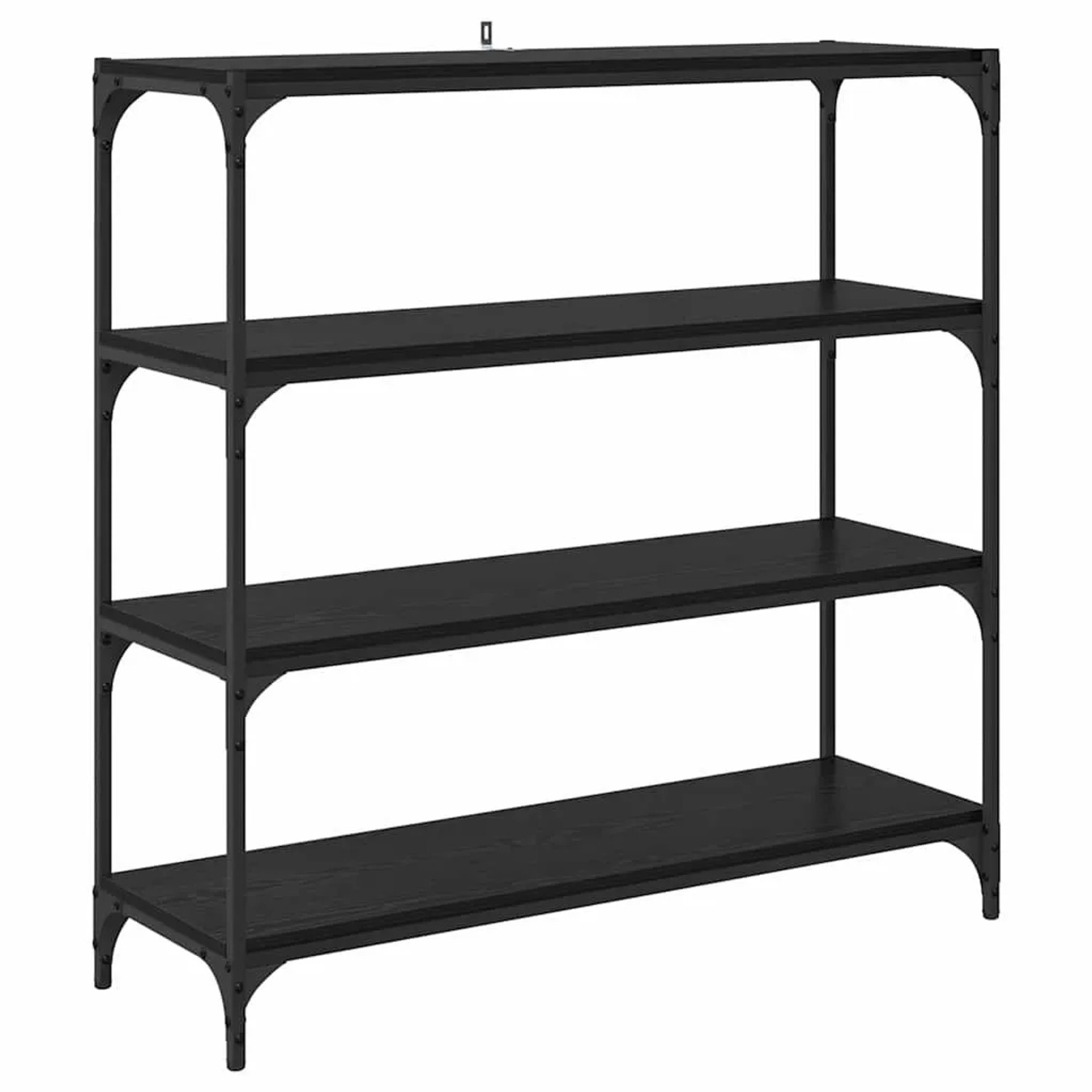 vidaXL Bücherregal Schwarz Eichen-Optik 100 x 33 x 100 cm 881119 günstig online kaufen