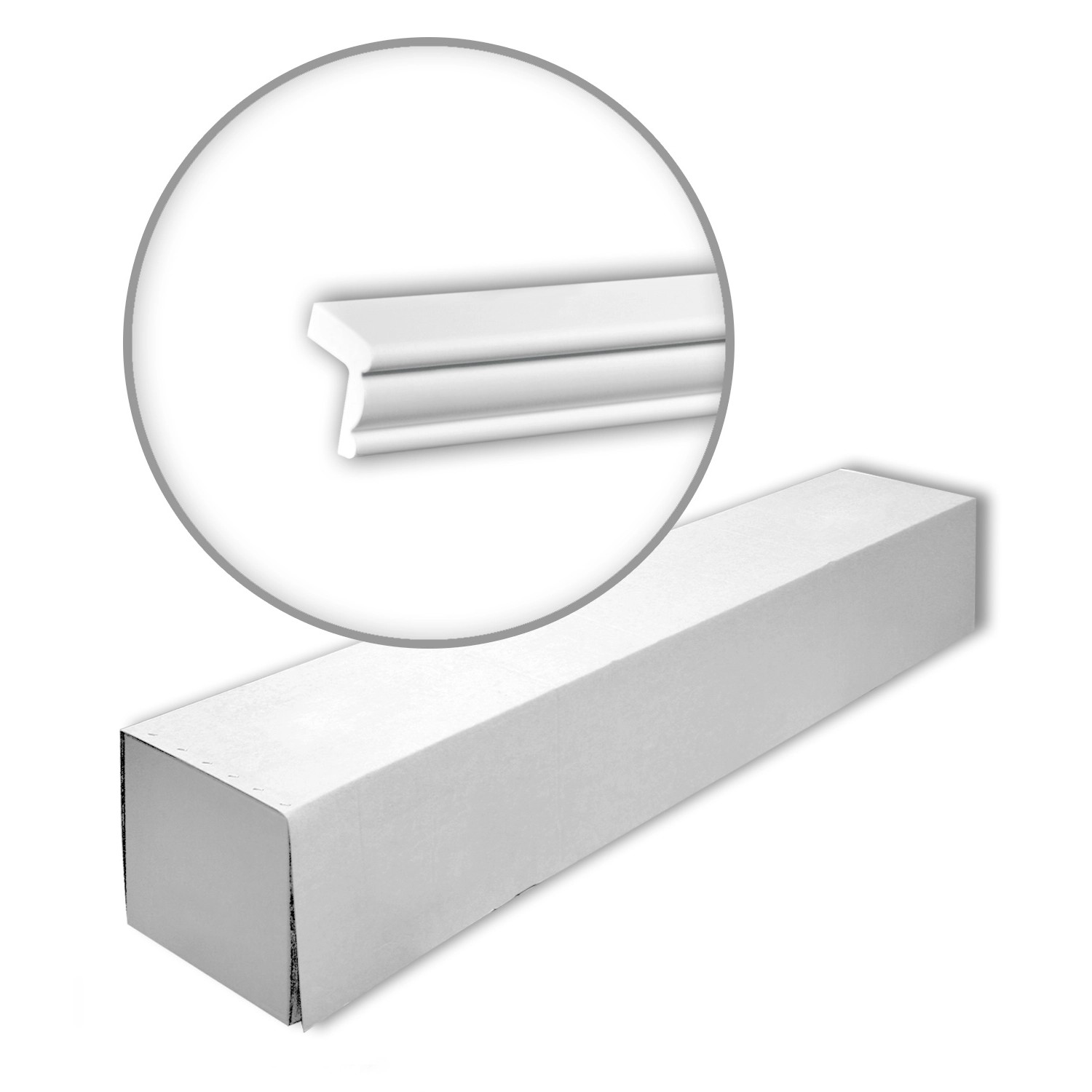 PROFHOME 150258 Eckleisten 1 Karton Set mit 28 Zierleisten 56 m Weiß günstig online kaufen