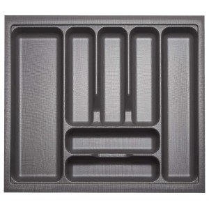 SOTECH Orga-Box I Besteckeinsatz Oriongrau 600 mm Höhe 55 mm Antirutschbeschichtung Für Blum Tandembox und ModernBox
