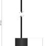 Schwarze Philips Hue Lightguide Lampen-Kordel zur individuellen Lampen-Gestaltung.