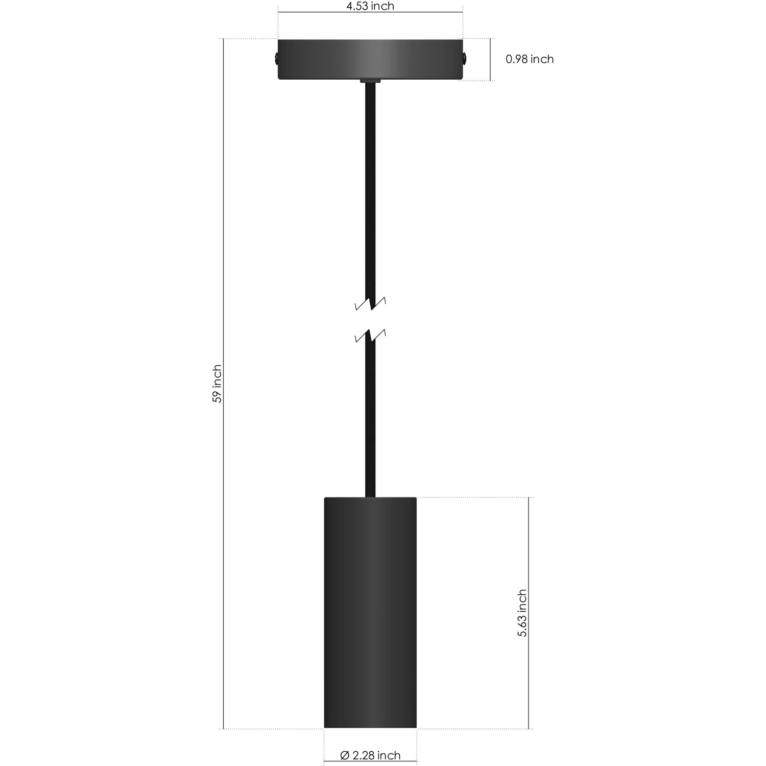 Schwarze Philips Hue Lightguide Lampen-Kordel zur individuellen Lampen-Gestaltung.