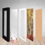 Bomoe Passion Bilderrahmen Set, 18-teilig, schwarz, mit MDF-Holzrahmen, Kunststoffglas, Passepartout und Aufsteller.