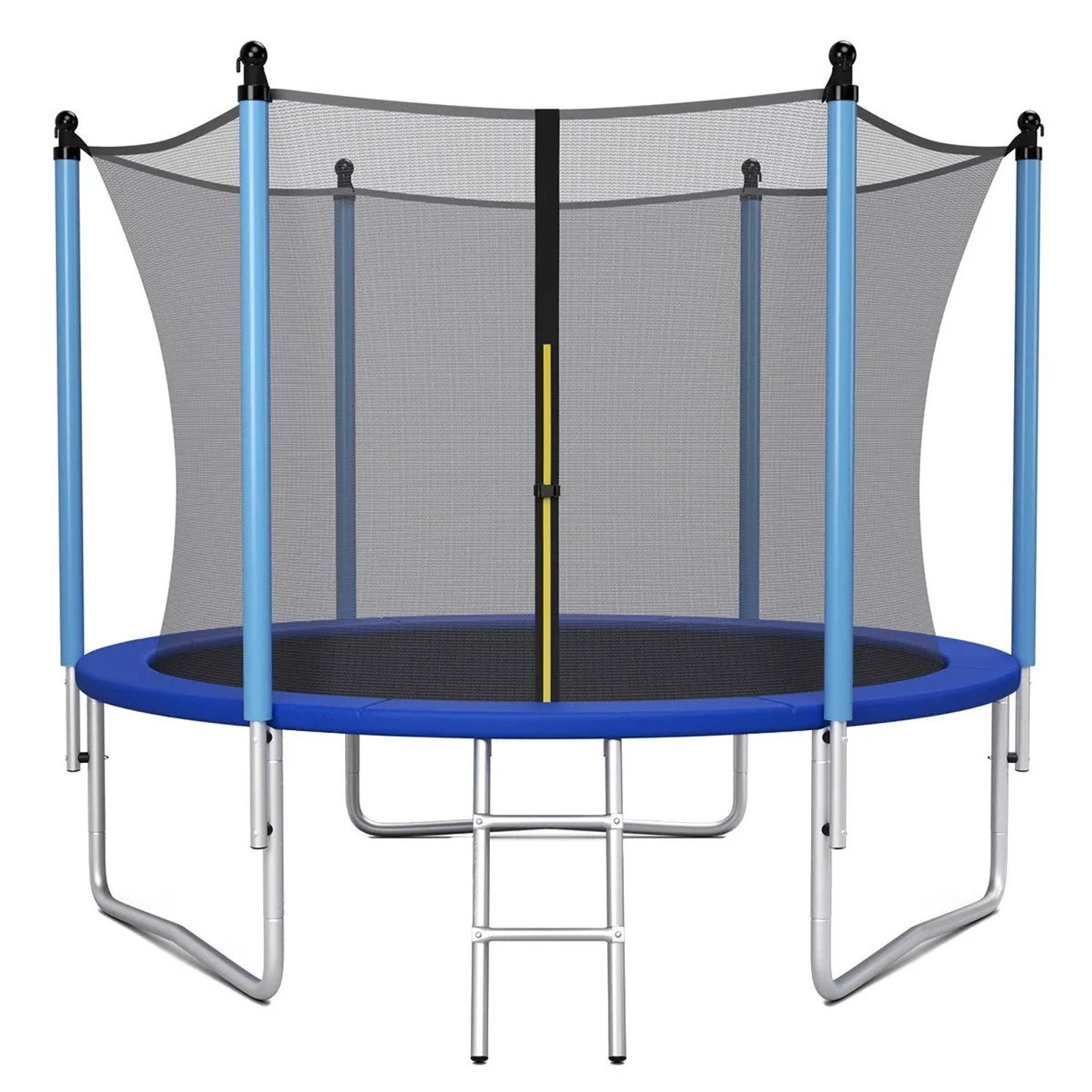 Costway Trampolin Outdoor Ø244 cm GS Zertifiziert mit Leiter & Netz günstig online kaufen