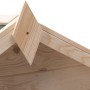 Detailansicht des Dachs vom unbehandelten SwingKing Spielhaus Monique.
