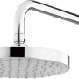 Schulte Kopfbrause Modern Chrom, runde Duschkopf-Brause mit Antikalk-Funktion.