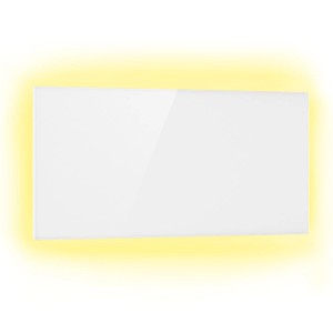 Klarstein Mojave 1000 Smart 2-in-1 Heizgerät Infrarot Konvektor 120x60 cm 1000 W RGB-Licht Weiß
