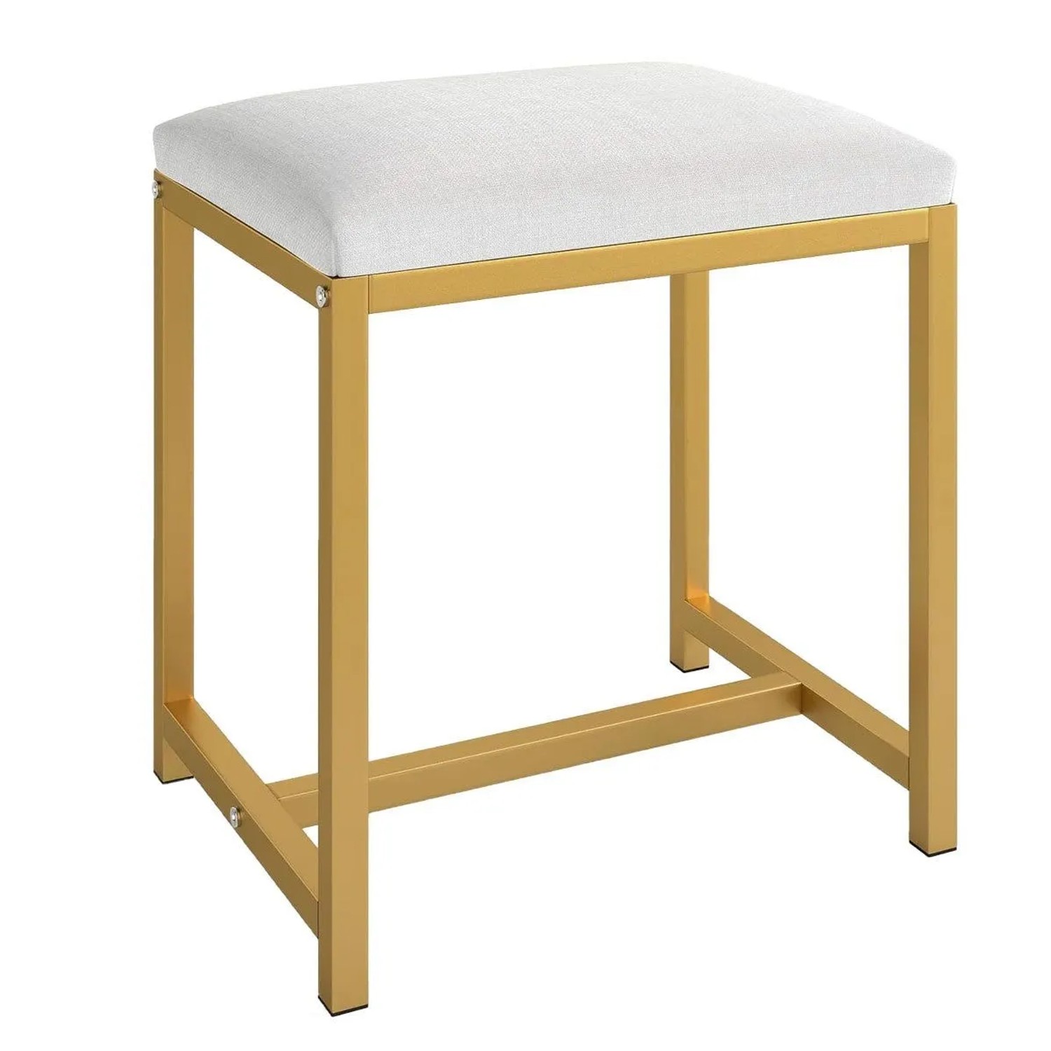 Costway Schminkhocker mit Gepolsterter Sitzfläche für Make-Up