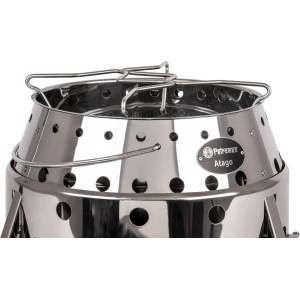 Petromax Kochkreuz für Atago Grill, Edelstahl Auflage für Feuertöpfe und Pfannen.