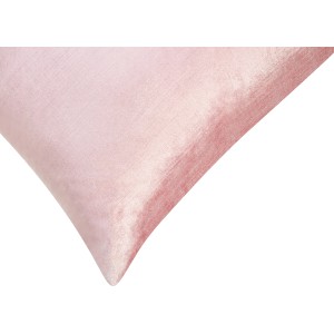 Kissen, 45x45 cm, Rosé: Dekokissen für Sofa oder Bett