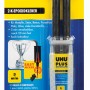 Uhu plus schnellfest 2-K-Epoxidkleber in Doppelkammerspritze mit Mischer, 15,5g.