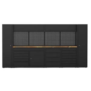 Galaflor Werkzeugschrank mit Arbeitsplatte und Lochwand 2025mm