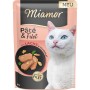 Miamor Katzen-Nassfutter Pate & Filet Lachs, 85g Packung mit Katze.