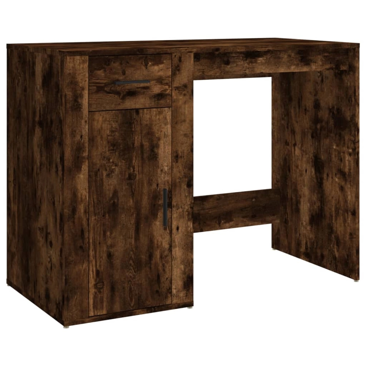 vidaXL Schreibtisch Räuchereiche 100x49x75 cm Holzwerkstoff 816789