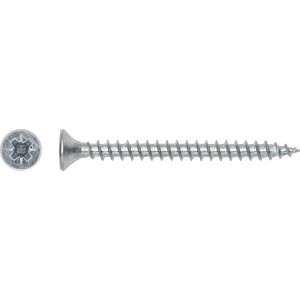 Spanplattenschraube, Senkkopf, PZ-Antrieb, Ø 4x20 mm, verzinkt, 25 Stück