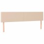 Boxspringbett Kopfteil in Cappuccino-Braun, Kunstleder, für Betten. 
