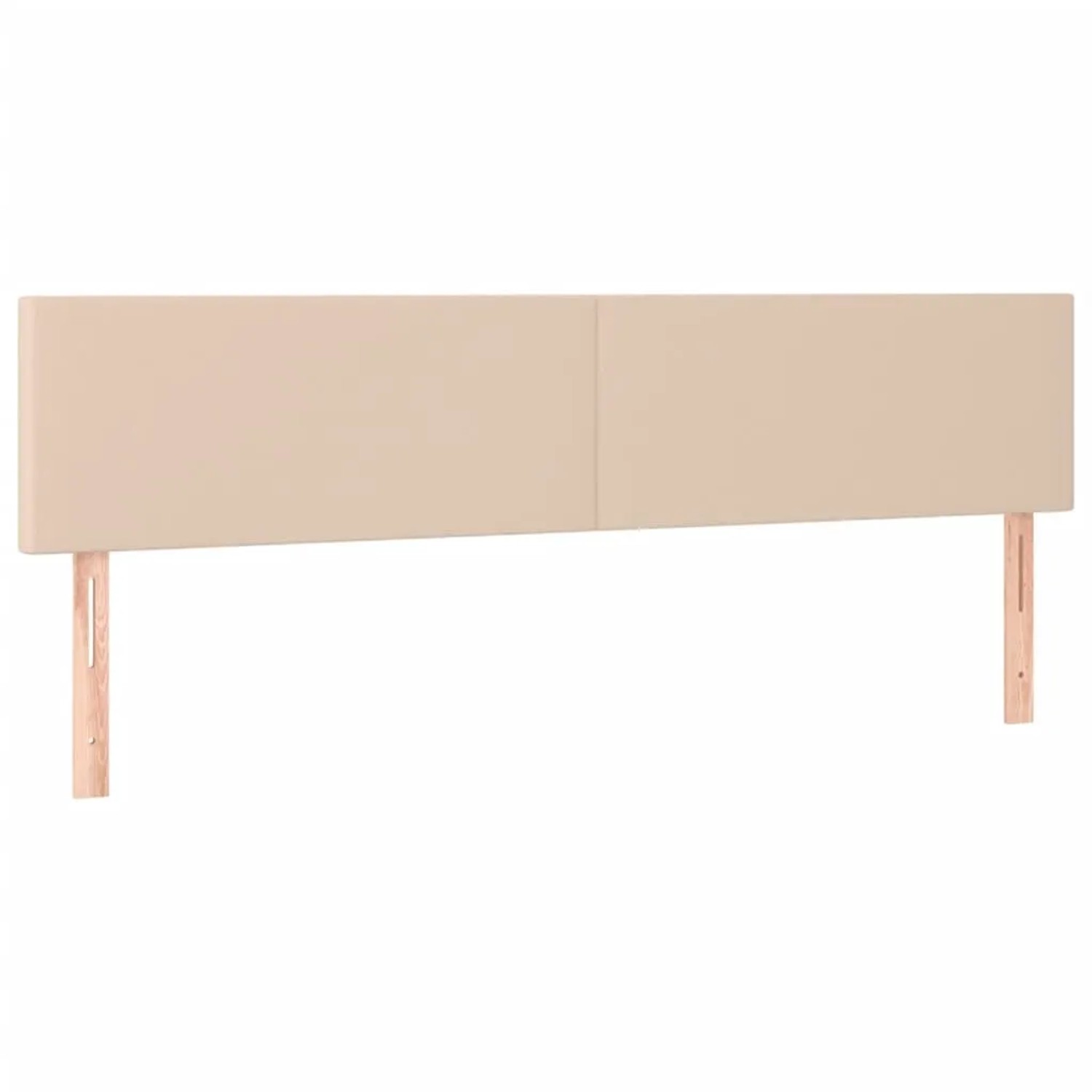 Boxspringbett Kopfteil in Cappuccino-Braun, Kunstleder, für Betten. 