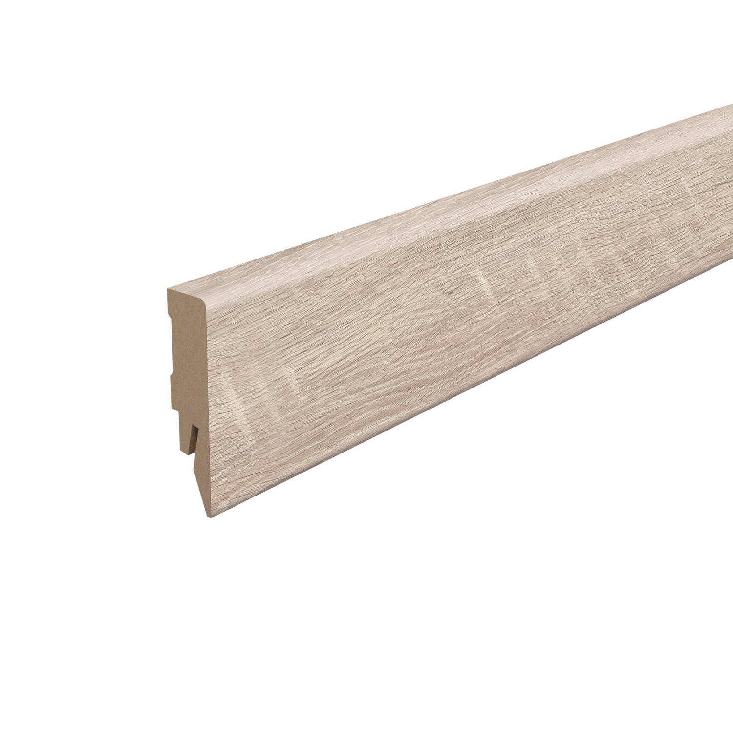 Egger Sockelleiste L638 Kubisch für Fußboden Toscolano 6 cm Eiche Hell günstig online kaufen