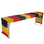 MCW Tischdecke für Bierzeltgarnitur in Deutschlandfarben Schwarz, Rot, Gold, 360x73cm.