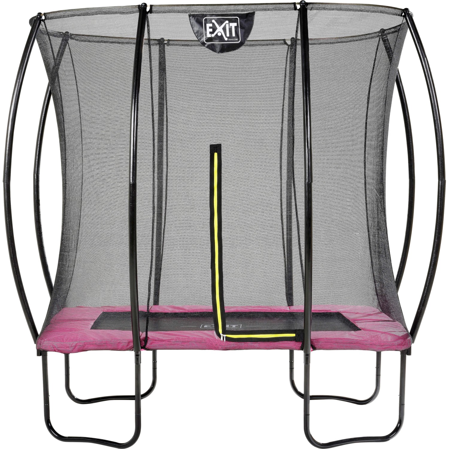 EXIT Silhouette Trampolin Rosa 153x214cm