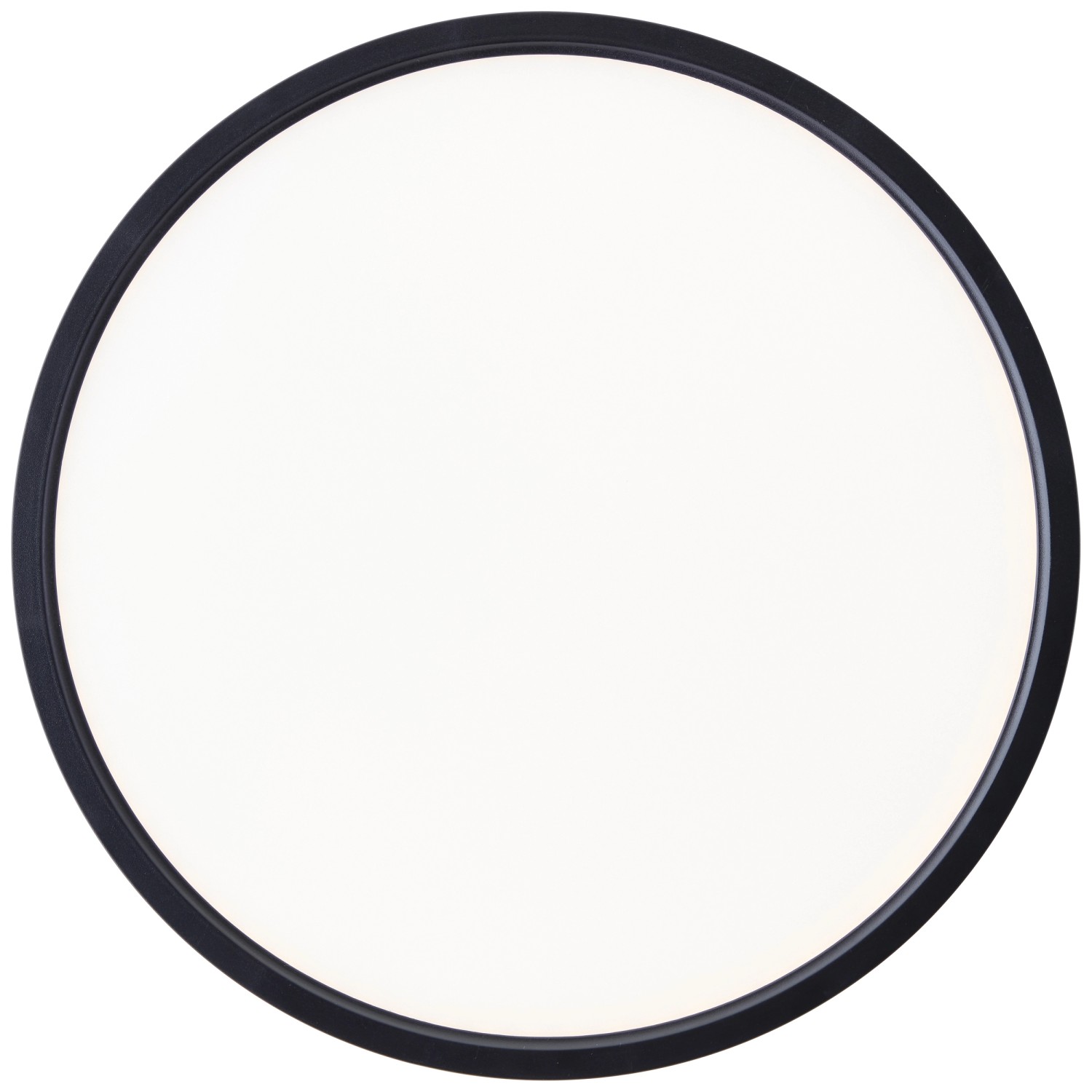 Runde, dimmbare LED-Deckenleuchte Lotti RGB+CCT, Ø 30cm, schwarz/weiß.