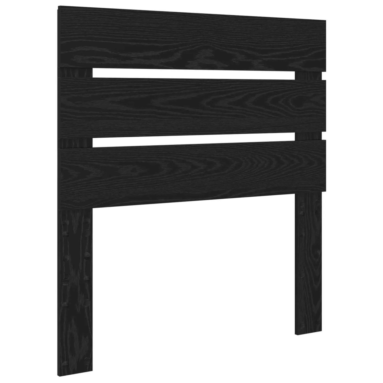vidaXL Kopfteil mit Kopfteil Schwarz Eichen-Optik 80 cm Holzwerkstoff 887578