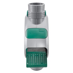 Garantia Rainus Fallrohrfilter DN 80/100, grau, mit Filtereinsatz für Regentonnen.