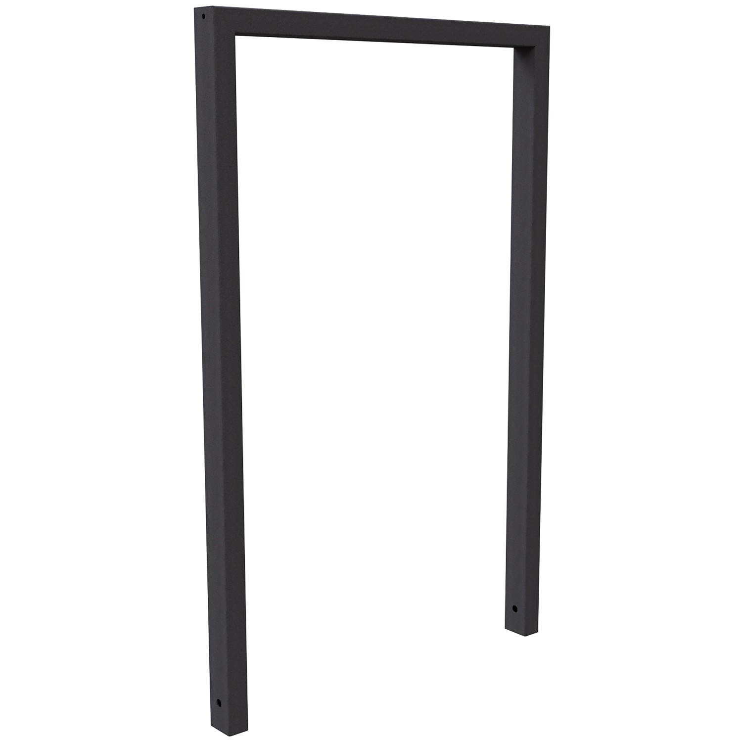 Schake Anlehnbügel Ohne Querholm 1.200 mm x 750 mm Eisengrau