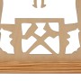 Dekohelden24 XXL Leuchterbogen Schwippbogen Lichterbogen Fensterbogen Schwibbogen Motiv Bergleute mit Spitzkerzen Wechselbar L/B/H 71 x 4 x 40 cm_6