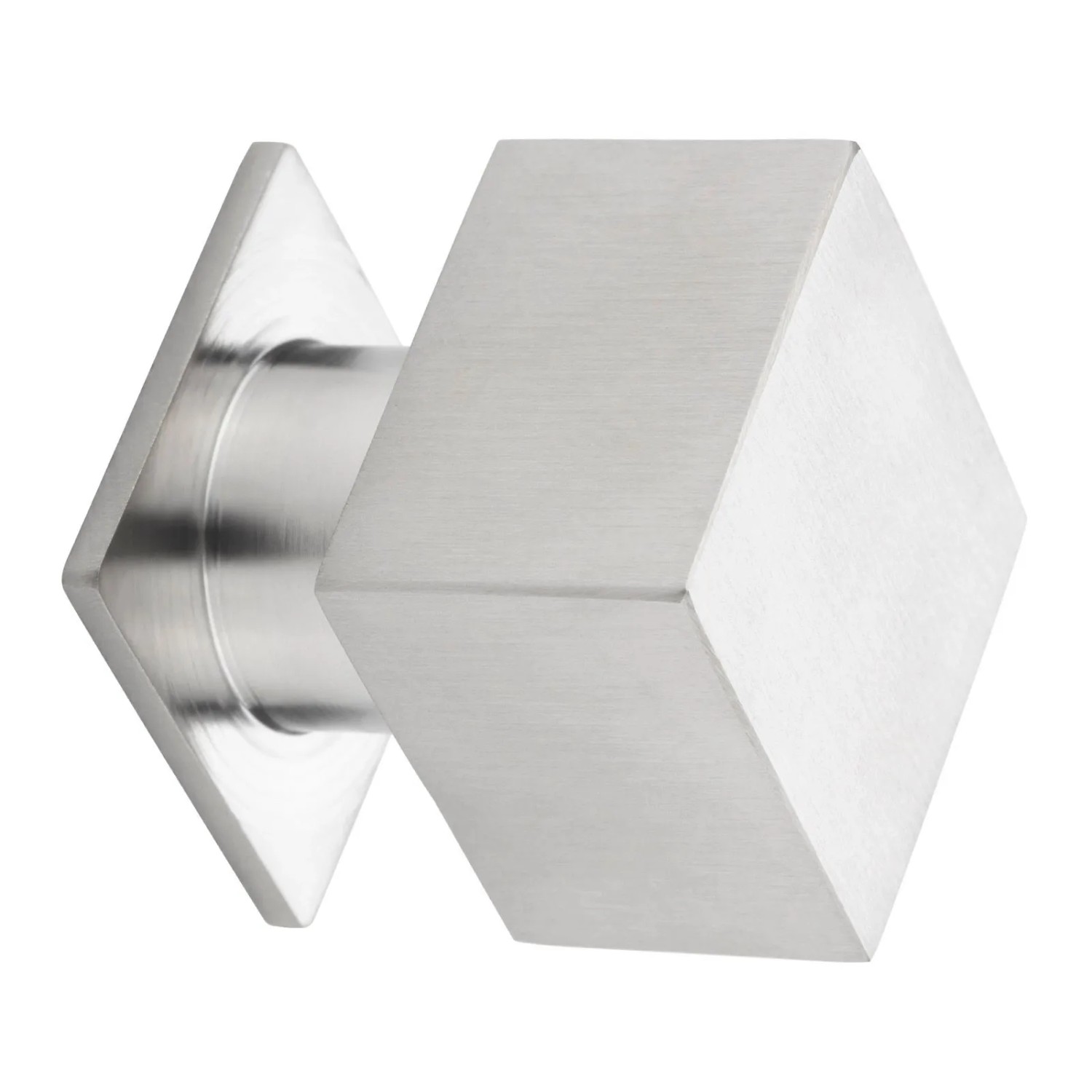 SOTECH Möbelknopf NEWCASTLE 25 x 25 x 32 mm Edelstahl Gebürstet günstig online kaufen