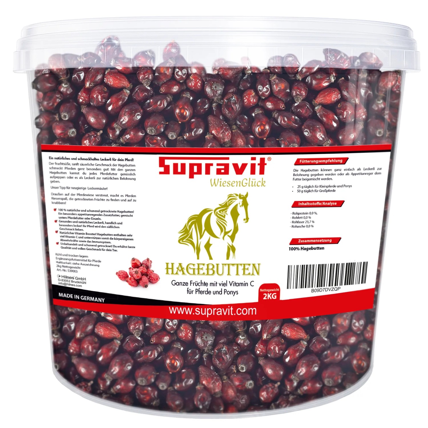 Supravit Hagebutten Pferdeleckerlis mit Vitamin C