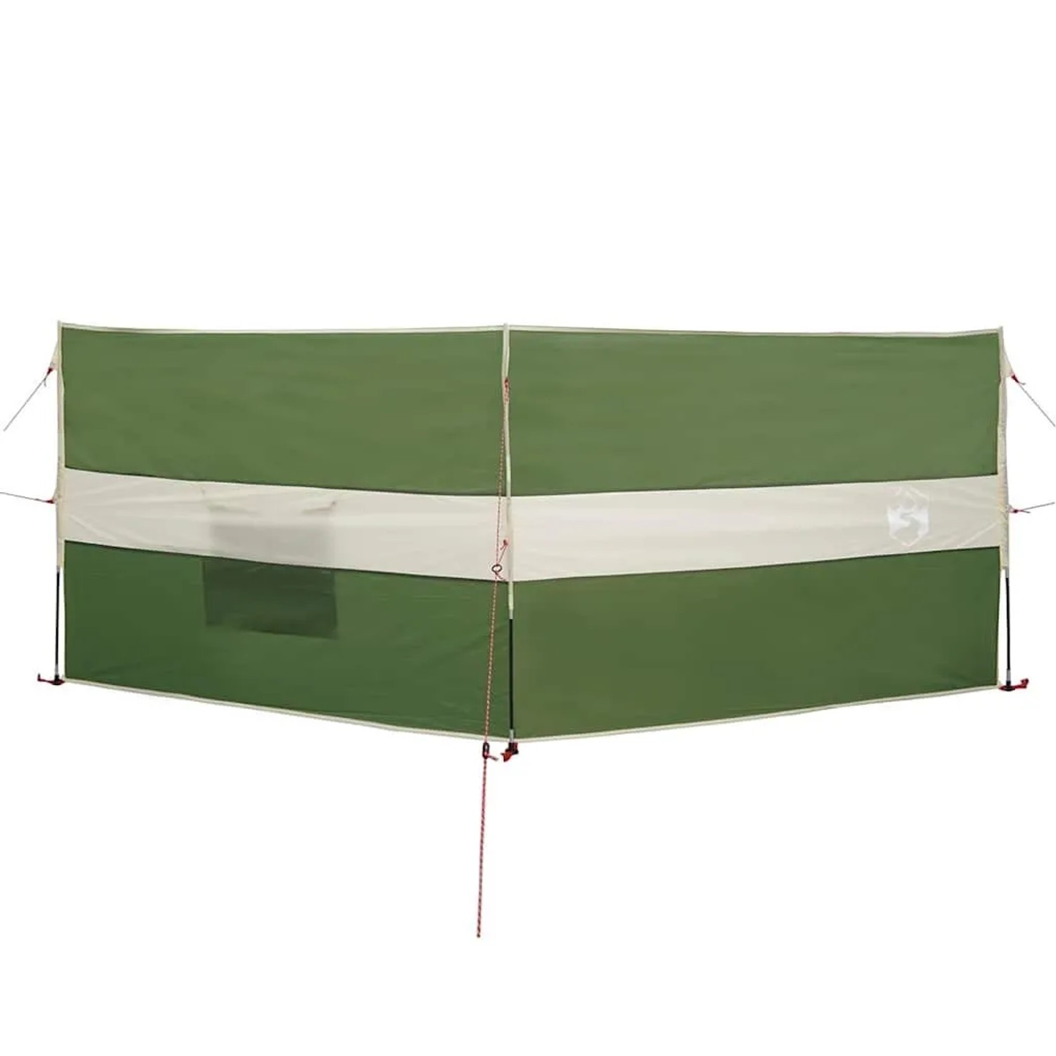 vidaXL Camping-Windschutz Grün 344x120 cm Wasserdicht 4009651