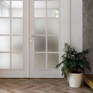 Tulup Fensterfolie Fensterhaftfolie 200x152 cm Klebefolie Fenster Sichtschutz Milchglasfolie Glasdekorfolie