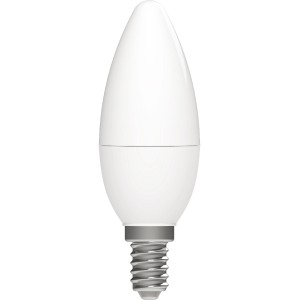 E14 LED Leuchtmittel in Kerzenform, 4,9 W, neutralweißes Licht.