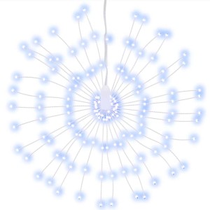 vidaXL Weihnachtsbeleuchtungen Feuerwerk 4 Stk 140 LEDs Kaltweiß 17cm 356222