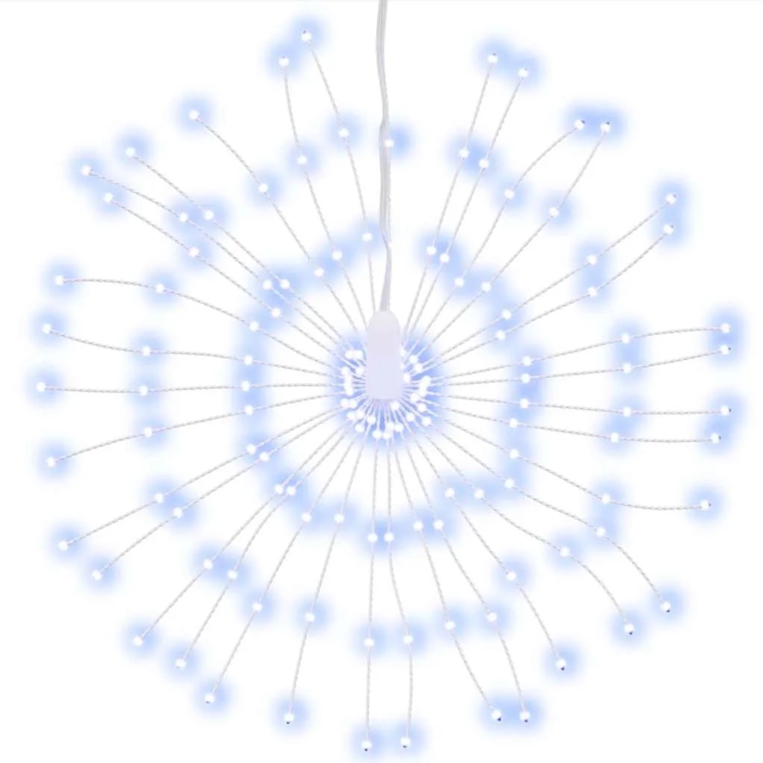 vidaXL Weihnachtsbeleuchtungen Feuerwerk 4 Stk 140 LEDs Kaltweiß 17cm 356222