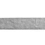 Betonzaun-Platte Flagstone, 200x38,5x3 cm, für Sichtschutz im Garten.