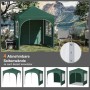 WOLTU Pavillon Faltpavillon 2x2 m Mit 4 Seitenwänden Höhenverstellbar Grün_5
