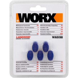 Worx Kabelverbinder WA0198 (5 Stk.) für Landroid Mähroboter, Zubehör zur Reparatur und Erweiterung des Begrenzungskabels.