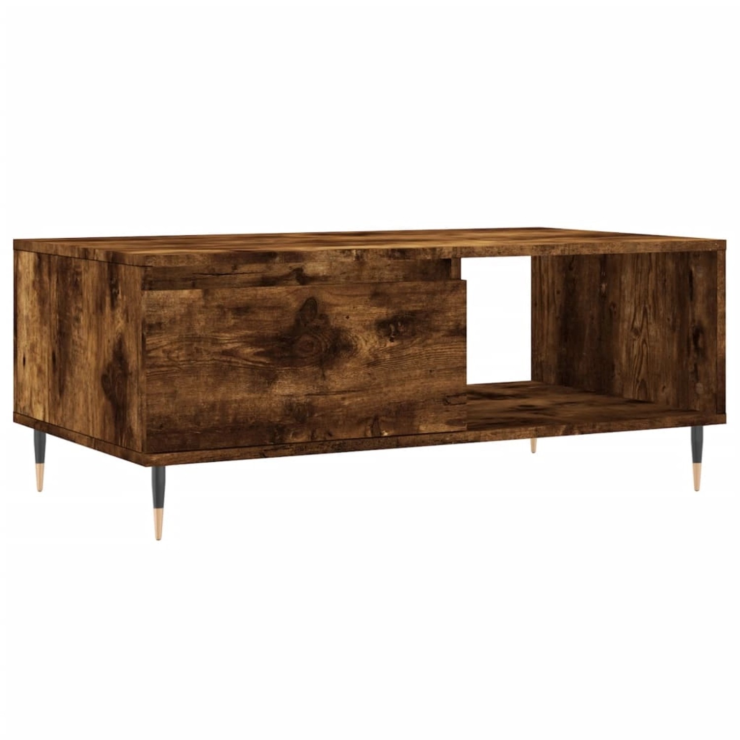 vidaXL Couchtisch Räuchereiche 90x50x36,5 cm Holzwerkstoff 830561 günstig online kaufen