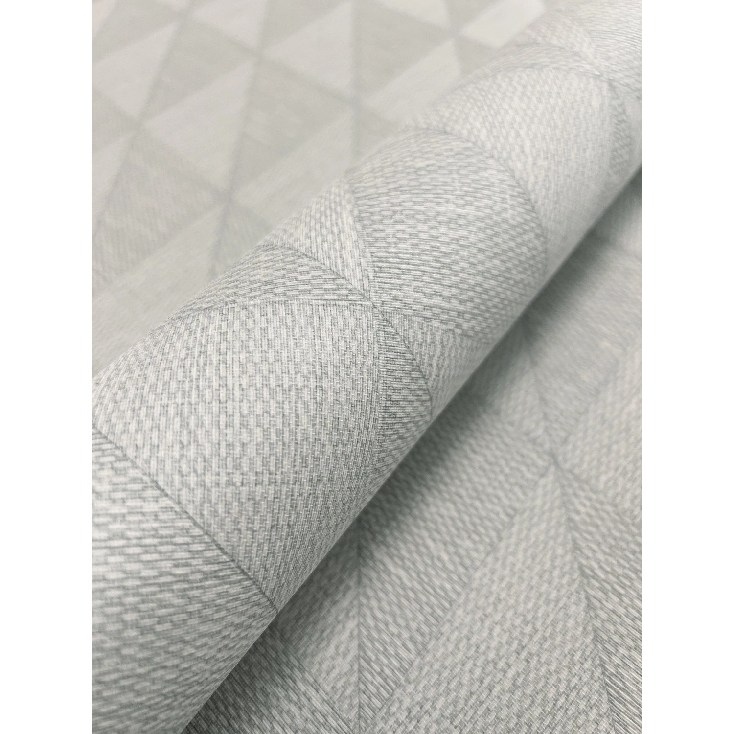 Newroom Vliestapete Makan Hellgrau Rauten Modern Strukturiert FSC® günstig online kaufen