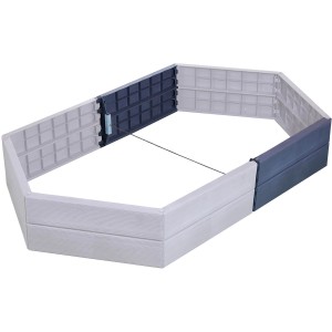 Verlängerungs-Set für Garantia Hochbeet Ergo, bestehend aus zwei Paneelen zur Erweiterung des Hochbeets.