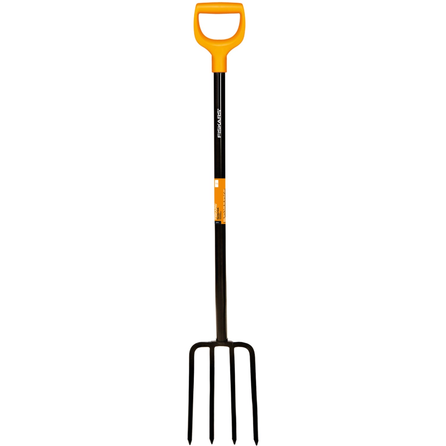 Fiskars Spatengabel Solid mit D-Griff, ideal zum Wenden und Lockern von Böden.